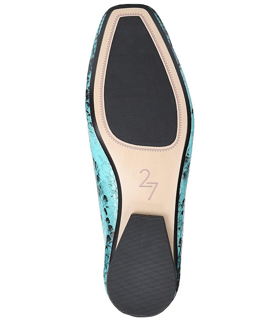 Trotters Harlow Lizard Patent Suede Leather Slip-Ons