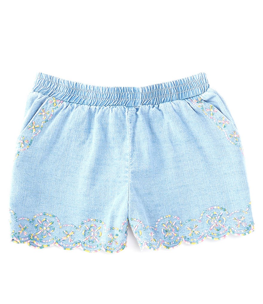 Peek Little/Big Girls 2T-12 Amalia Embroidered Short