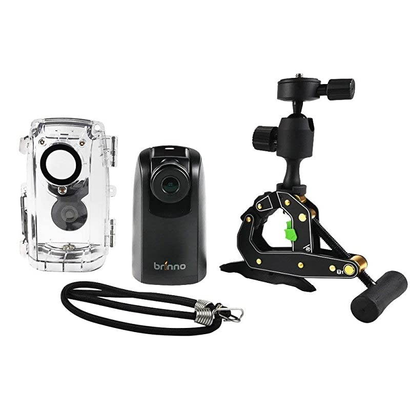 BCC200 Construction & Outdoor Security Time Lapse Camera Trio Bundle Pack Includes: TLC200 Pro Camera, Clamp, & Water-Resistant Case, 42-Day Battery Life, 720P