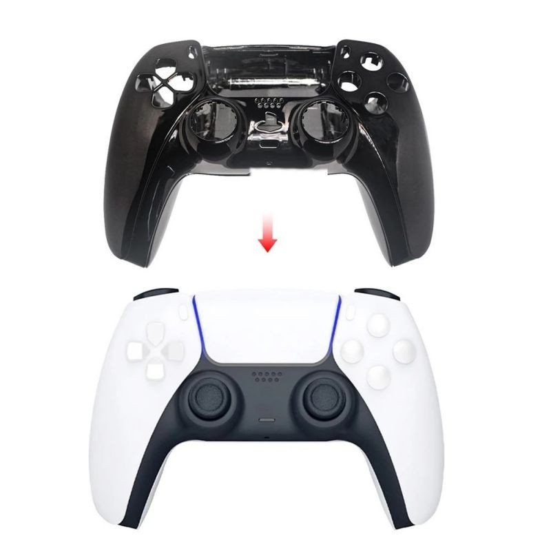 PS5 Controller Replacement Shells,  Custom DIY Faceplate Replacement Controller Housing Shell Case Set, PS5 Skin Wrap Cover Color Decoration Accessories for Sony Playstation 5 Dualsense