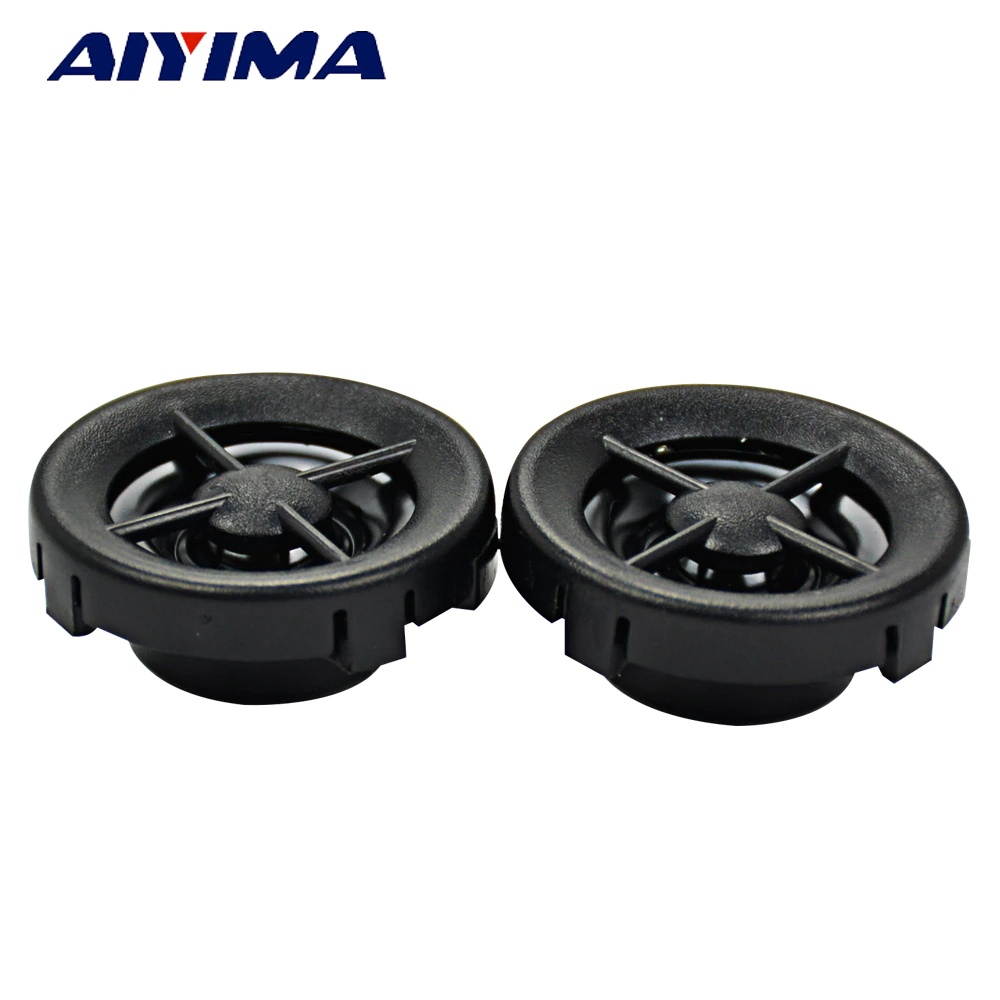 2Pcs 1Inch Mini Audio Portable Speakers 8 Ohm 20W Neodymium Magnetic Car Tweeters High-pitched Speaker
