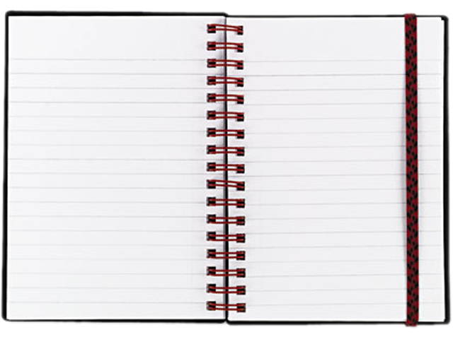 Black n' Red F67010 Poly Twinwire Notebook, Ruled, 5-7/8 x 4-1/8, White, 70 Sheets/Pad