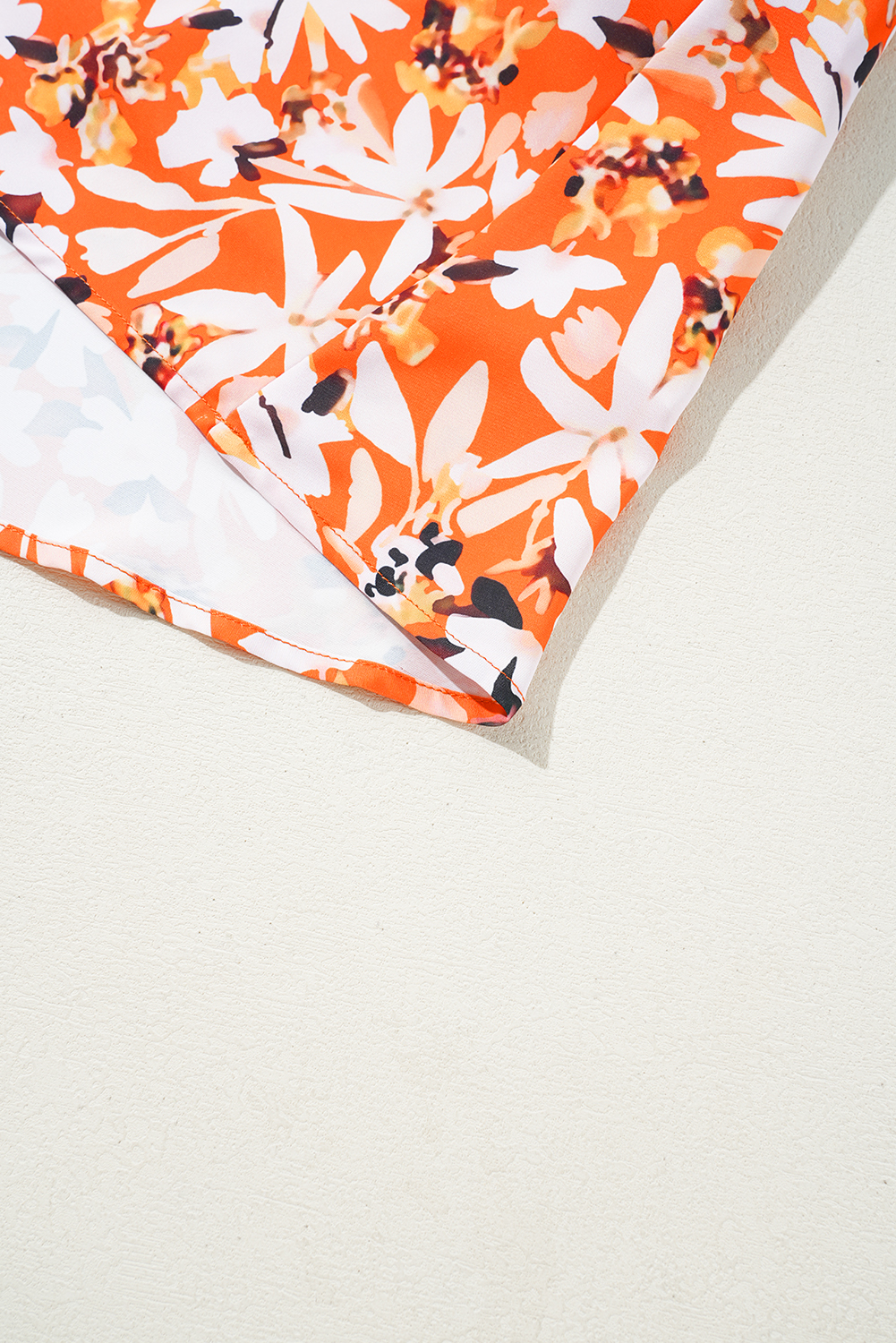 Black Leopard Patchwork Split Neck Ruffle Plus Size Dress