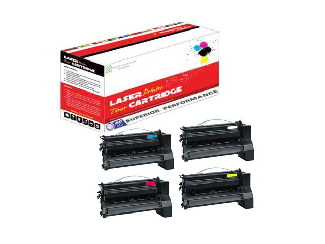 OWS&reg; Remanufacture Set C7700KS C7700CS C7700MS C7700YS  Laser Toner Cartridge for Lexmark Made in USA C770 C772 C780