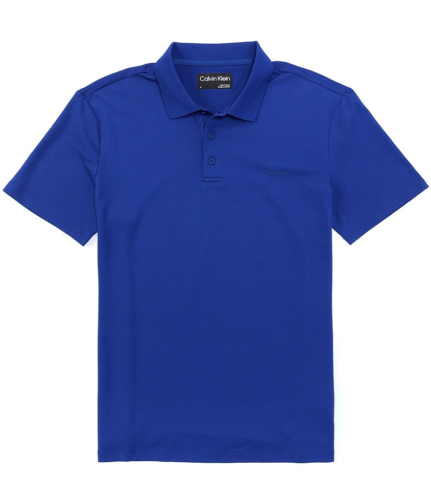 Calvin Klein Move 365 Performance Stretch Short-Sleeve Pique Polo Shirt