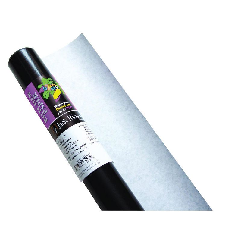 Jack Richeson Butcher Paper Roll, 30 Inches x 50 Feet, Black