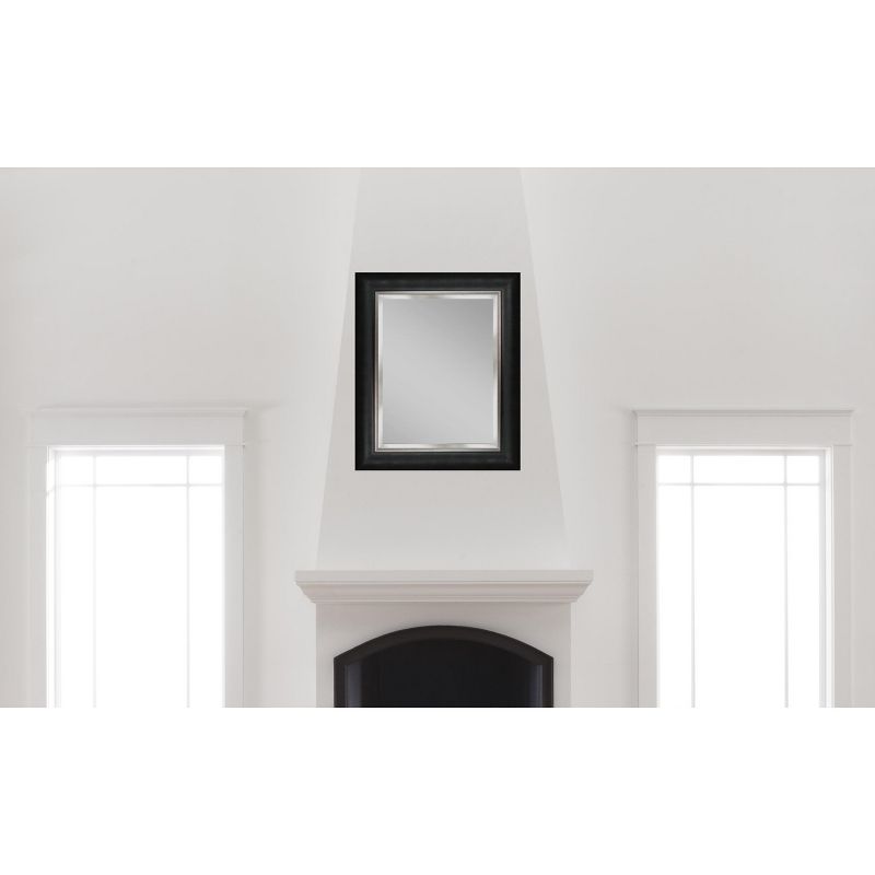 28" x 34" Alderton Black and Silver Mirror - Head West