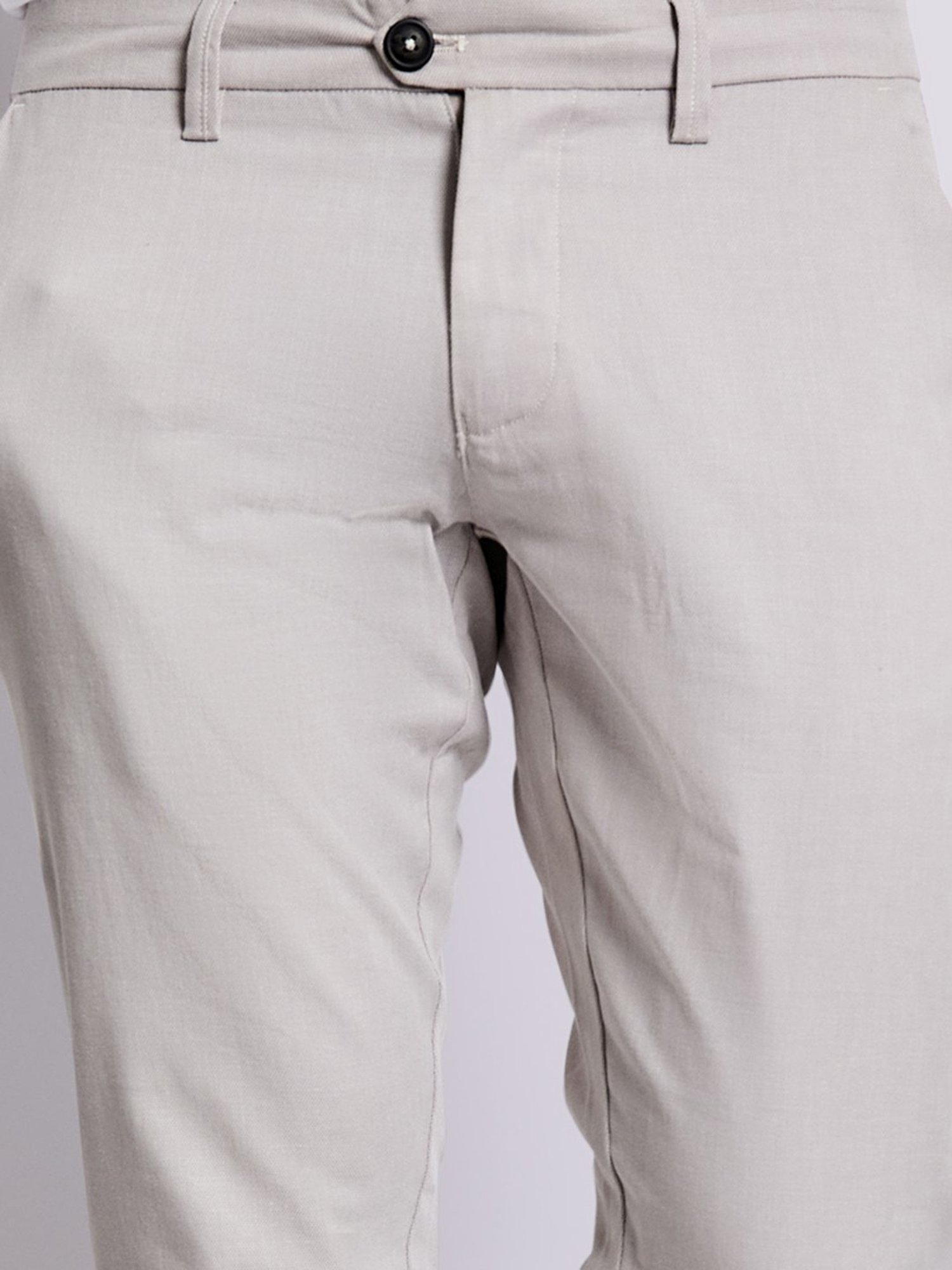 Bruun & Stengade Ecru Slim Fit Chinos