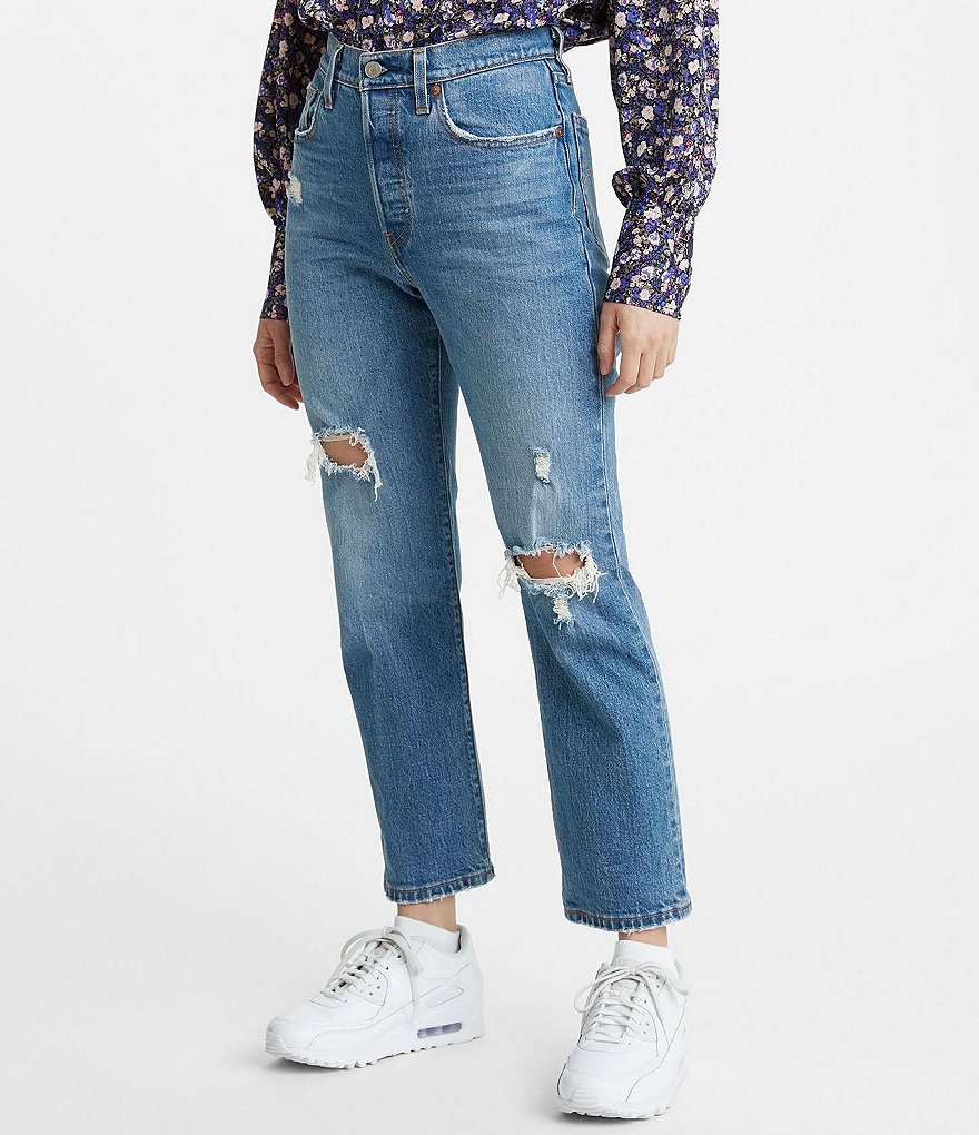 Silver Jeans Co. Highly Desirable Raw Edge Straight Jeans