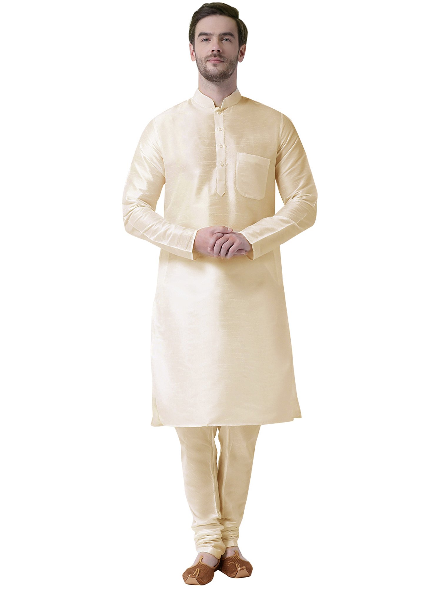 SG RAJASAHAB Multi Regular Fit Self Pattern Kurta Set
