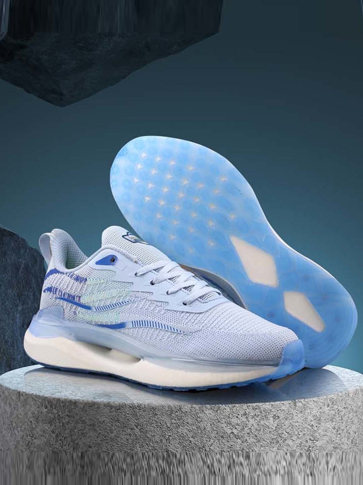 Bacca Bucci Men's HYPERSOFT SERIES Blue Running Shoes