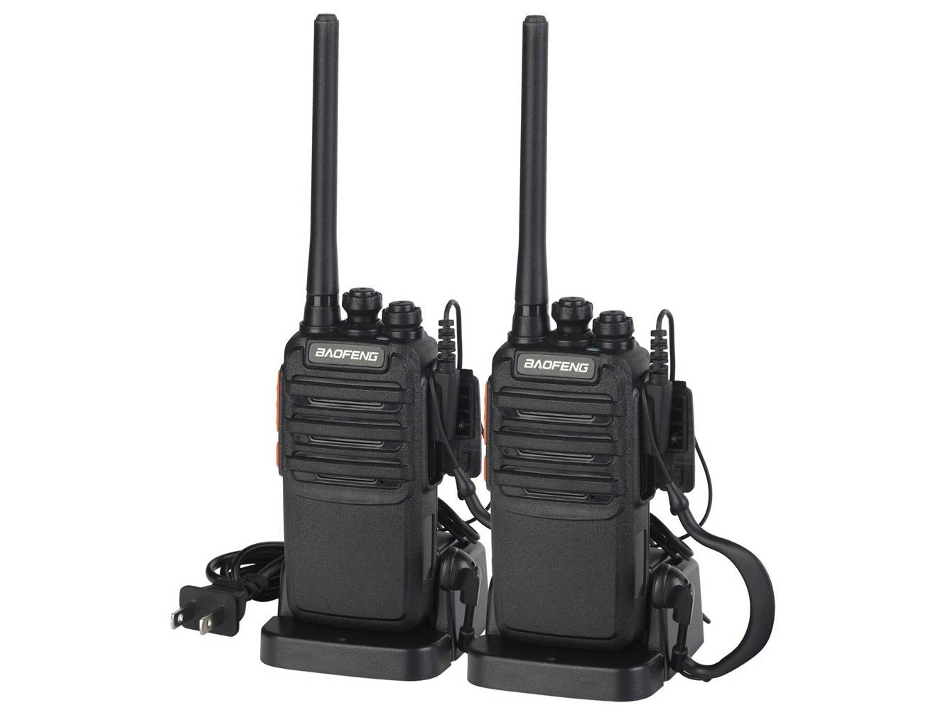 BAOFENG BF-C3 Single USB Cable Chargeable Handheld Walkie Talkie with 2800mAh Battery & Charger & Earphone