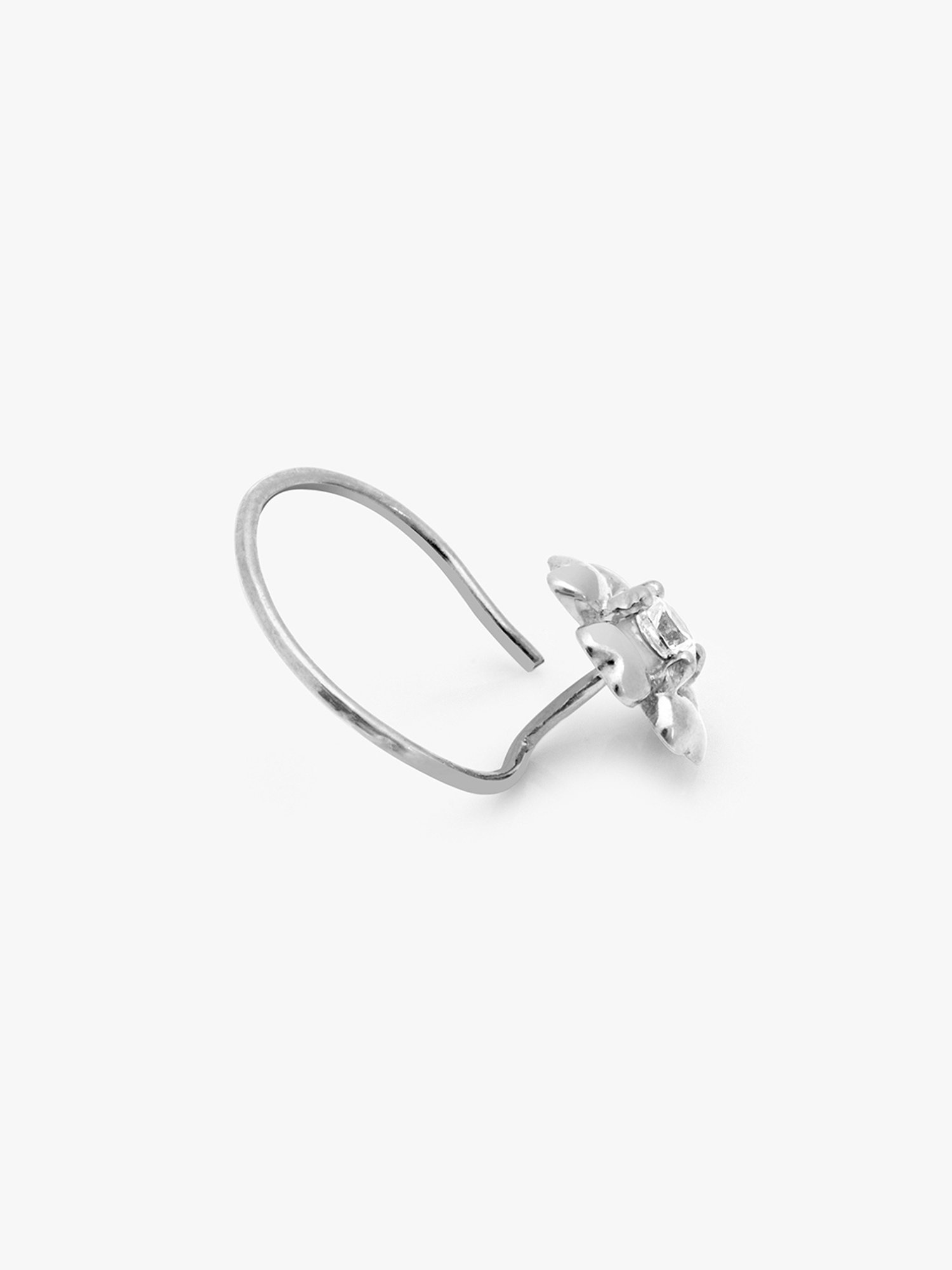 March by FableStreet 92.5 Sterling Silver Nosepin for Women