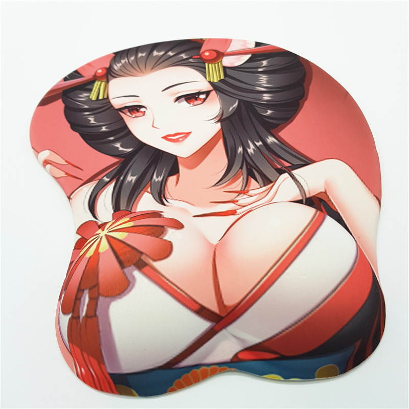 Onmyoji Anime 3D Oppai Mouse Pad Wrist rest