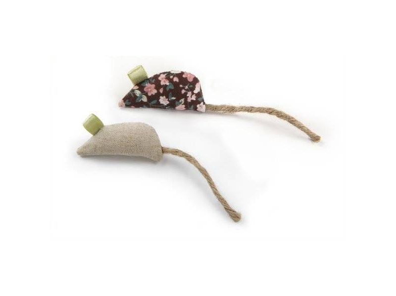 Petlinks Happy Nip Hide and Play Crinkle Ring 2 Mice Cat Toy