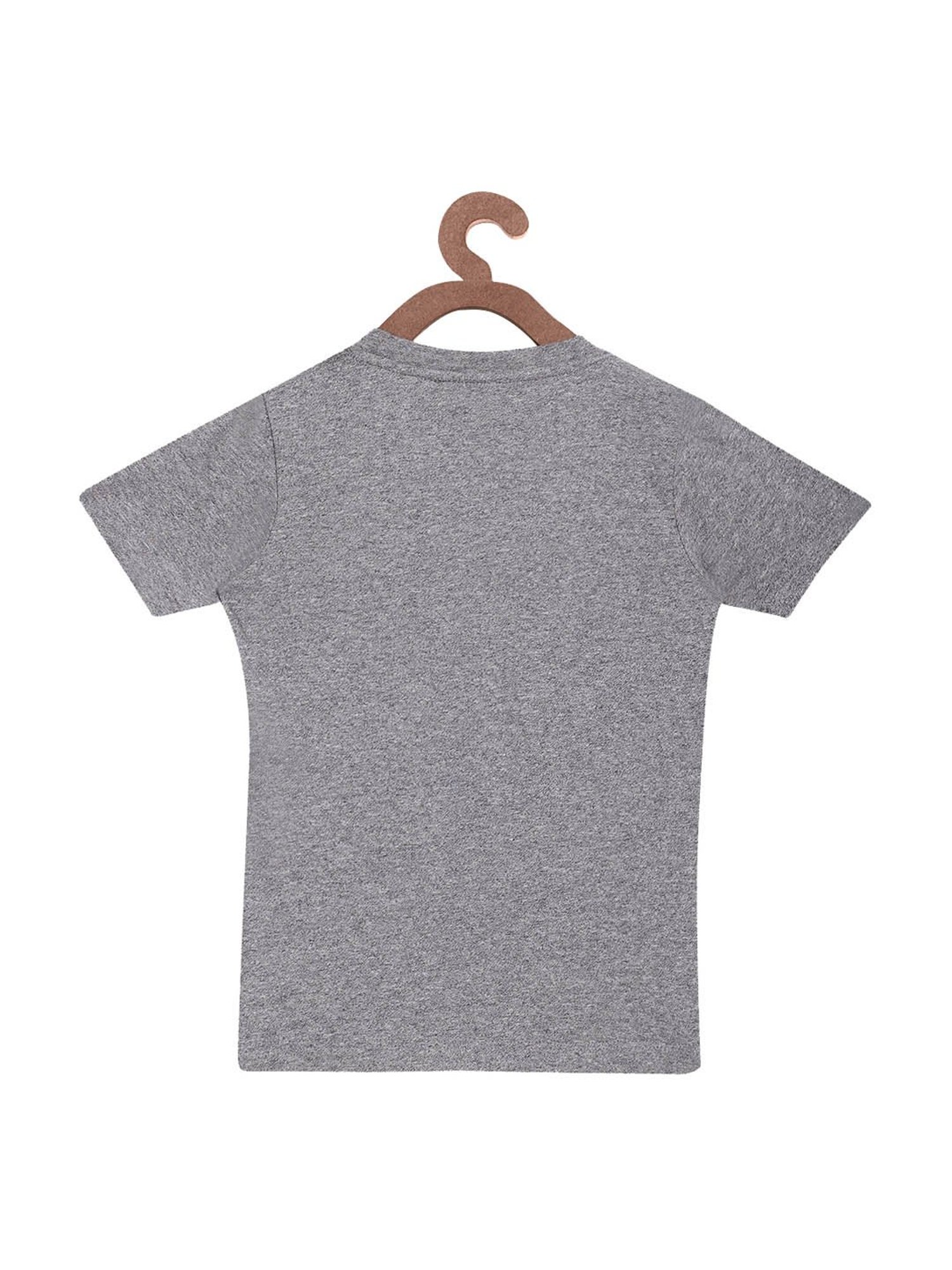 Lazy Shark Kids Grey & Pink Printed  Top with  Shorts