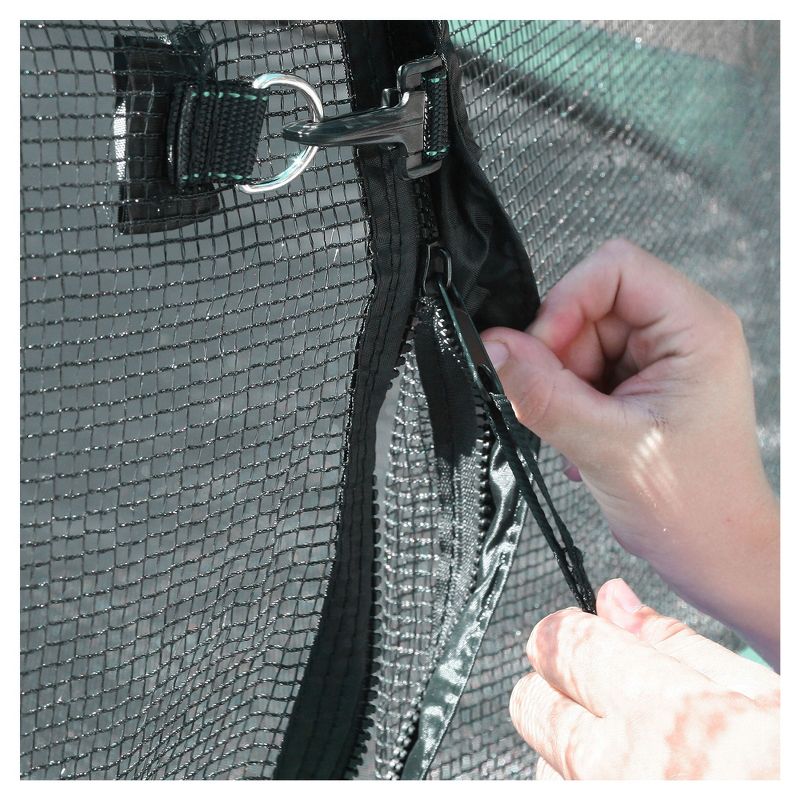 Skywalker Trampolines SWTC100G 10-Inch Round Trampoline with Enclosure, Green