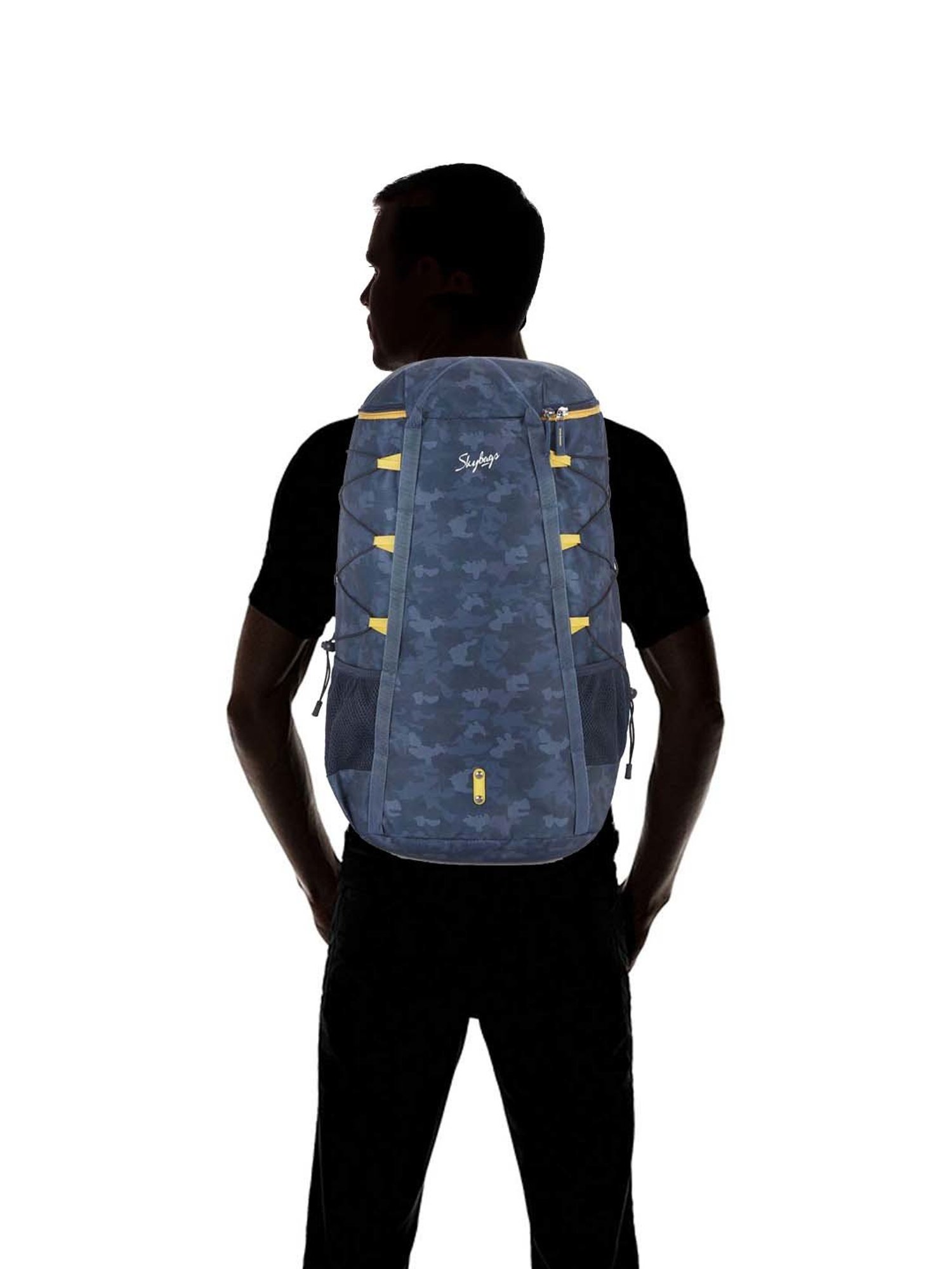 Skybags Hawk 01 45 Ltrs Blue Medium Rucksack Backpack
