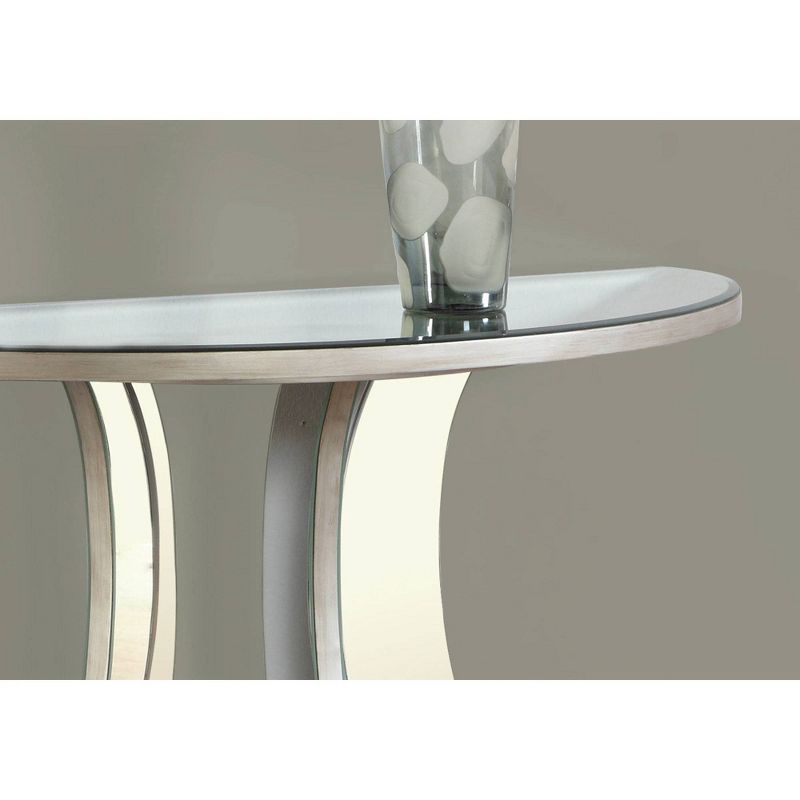 Console Table - 36"L - Brushed Silver - EveryRoom