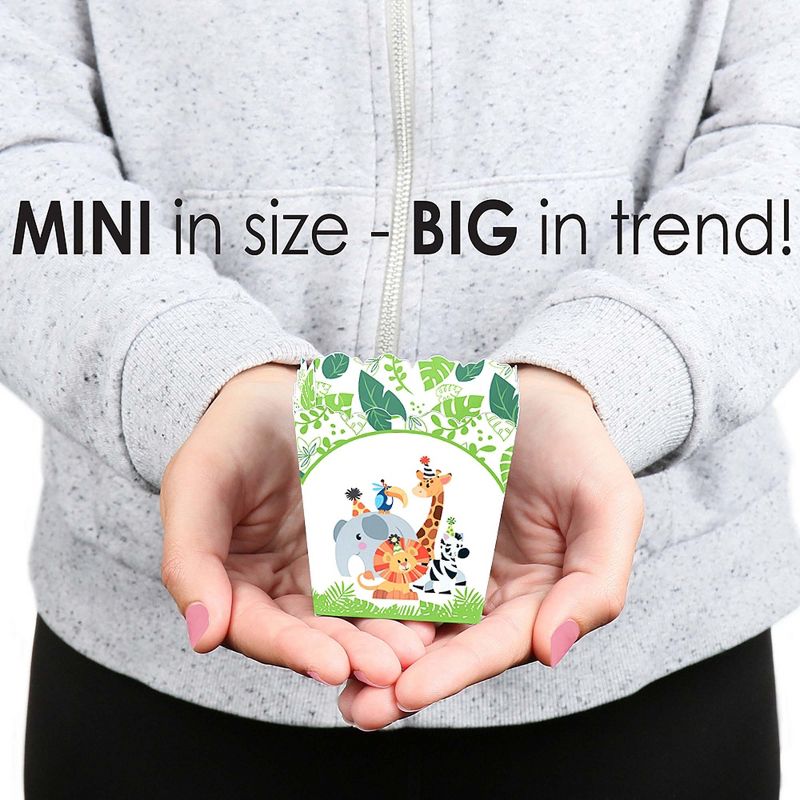 Big Dot of Happiness Pizza Party Time - Square Favor Gift Boxes - Baby Shower or Birthday Party Bow Boxes - Set of 12