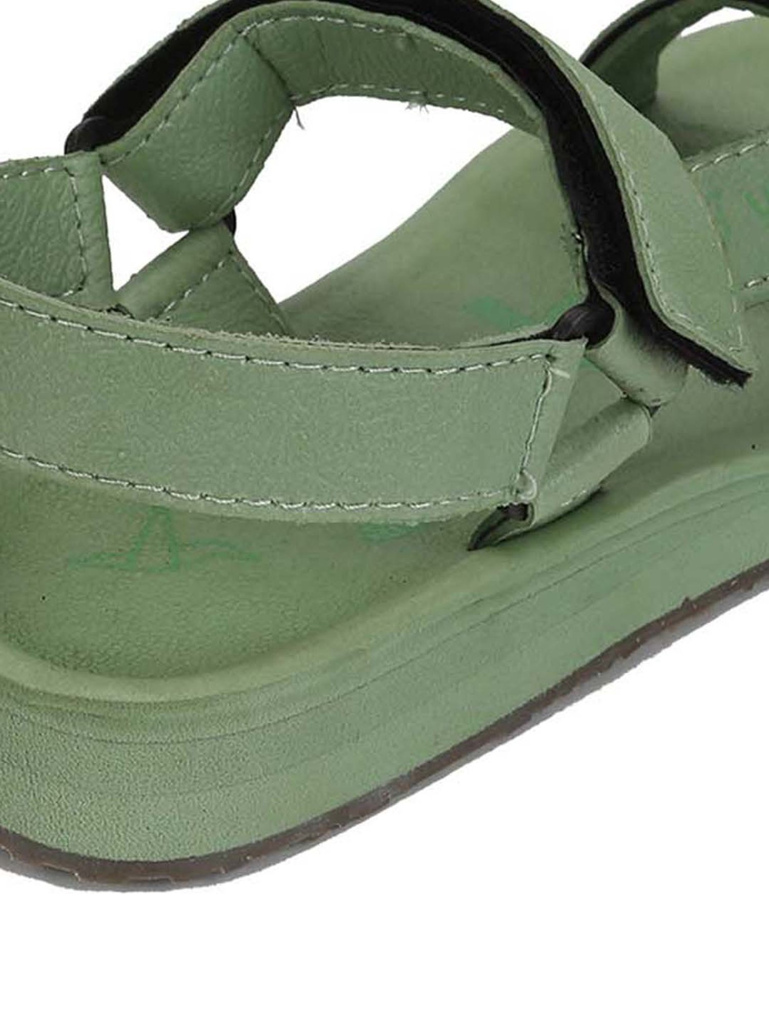 Yoho Men's Pastel Green Floater Sandals