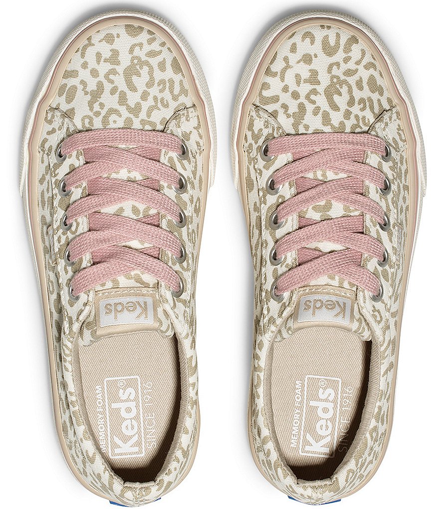 Keds Girls' Jumpkick Jr Leopard Print Sneakers (Toddler)