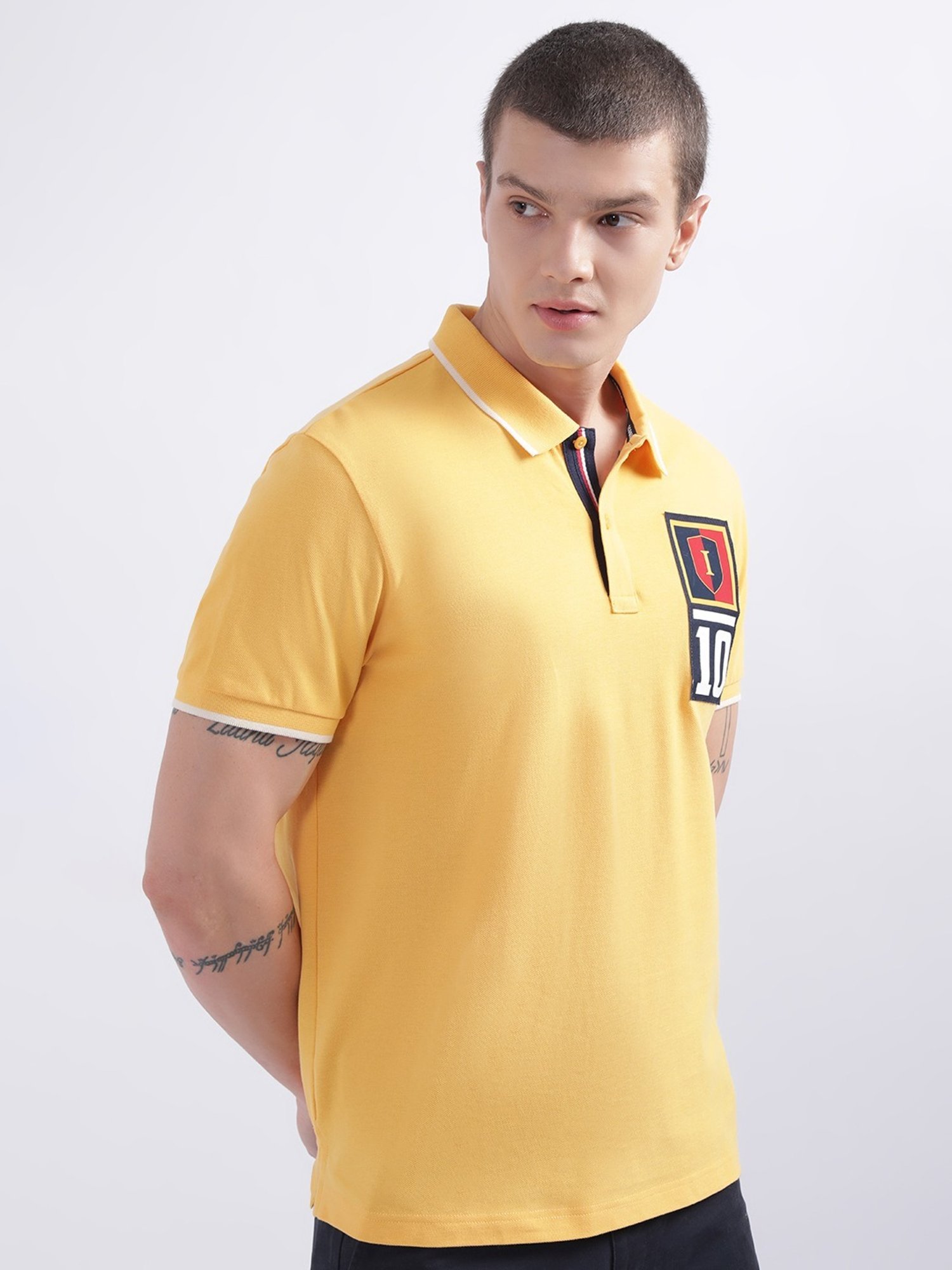 Iconic Men Typography Regular Fit Cotton T-shirt