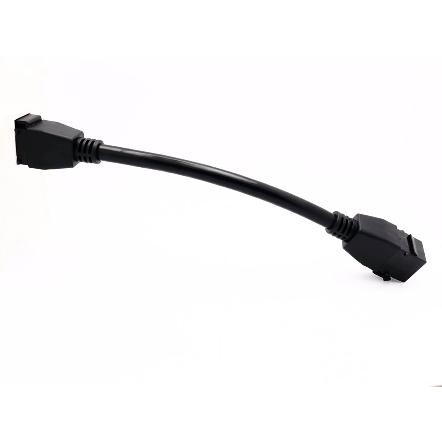 RiteAV - HDMI Female-Female Pigtail Extension Cable Coupler Keystone Dongle Jack