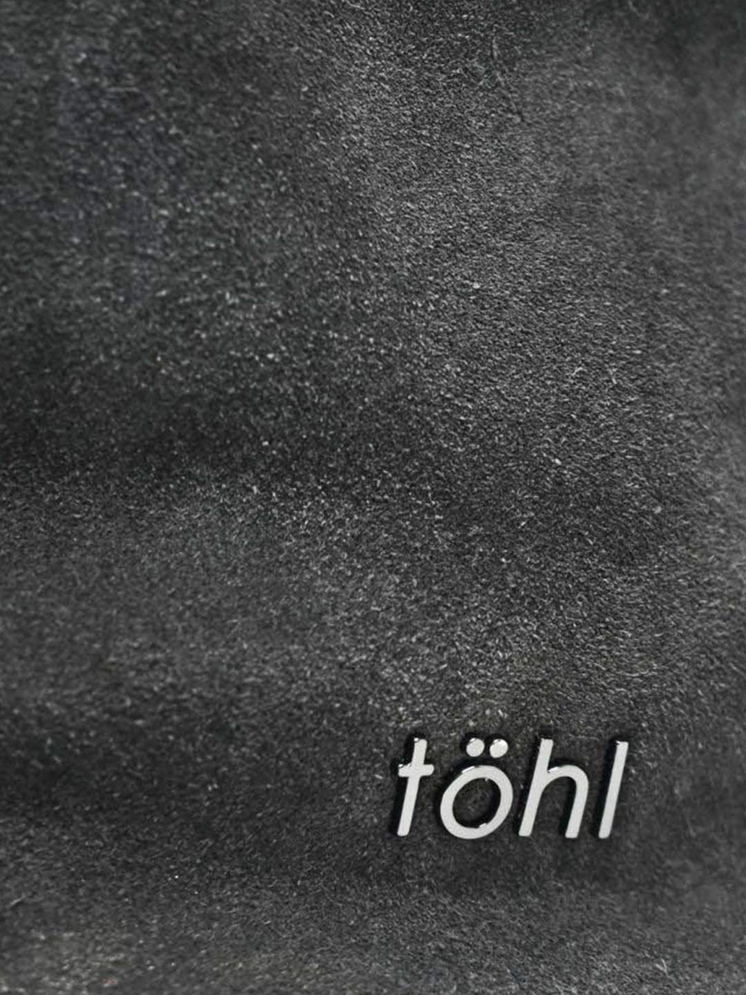 Tohl Grey Solid Large Handbag