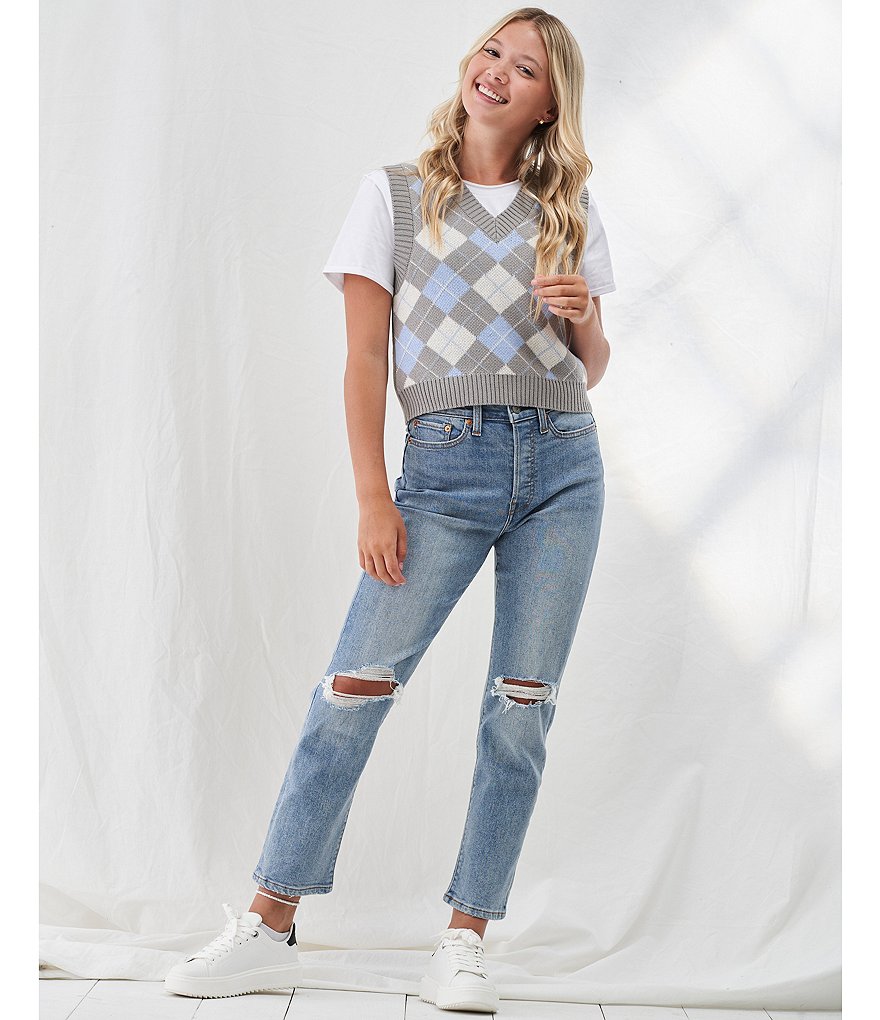 Silver Jeans Co. Highly Desirable Raw Edge Straight Jeans