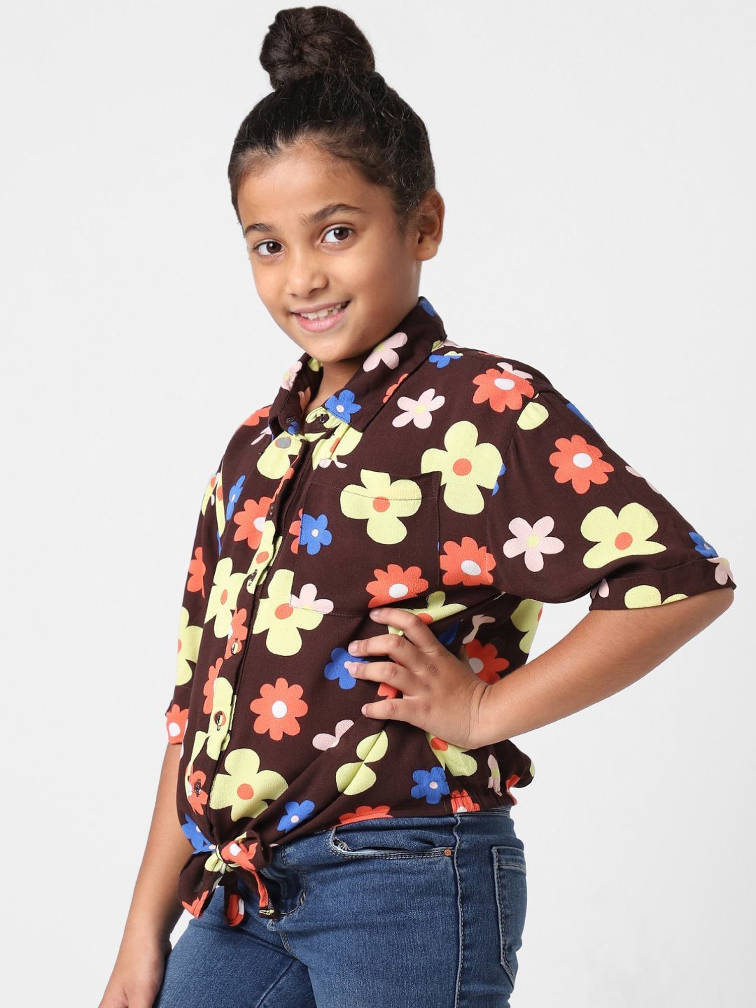 KIDS ONLY Multicolor Floral Print Shirt