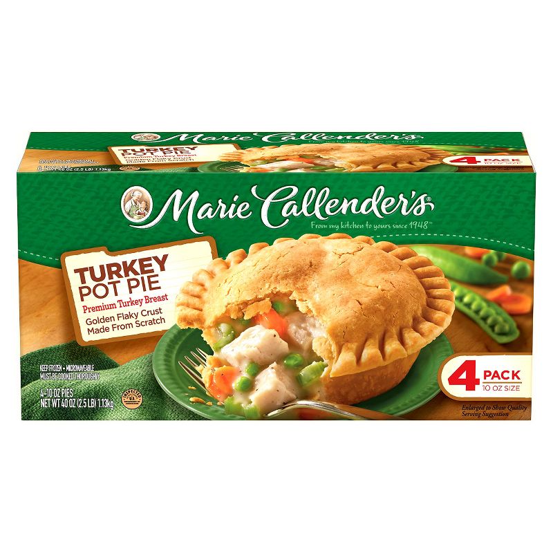 Marie Callenders Frozen Turkey Pot Pie - 4ct/40oz