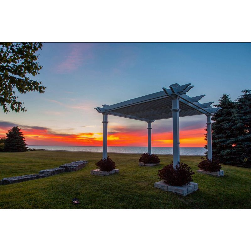 10' x 10' Avalon Louvered Pergola - Vita