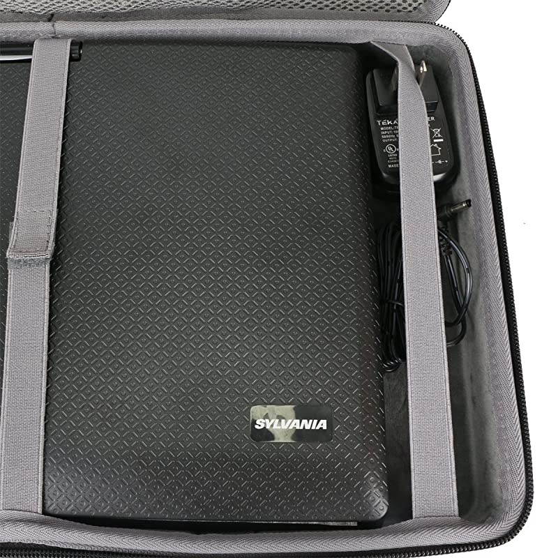 Hard Travel Case for Sylvania 13.3-Inch Swivel Screen Portable DVD Player by