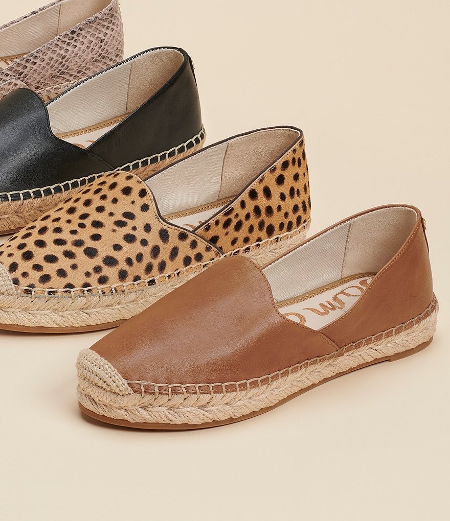 Sam Edelman Kesia Leather Espadrille Flats