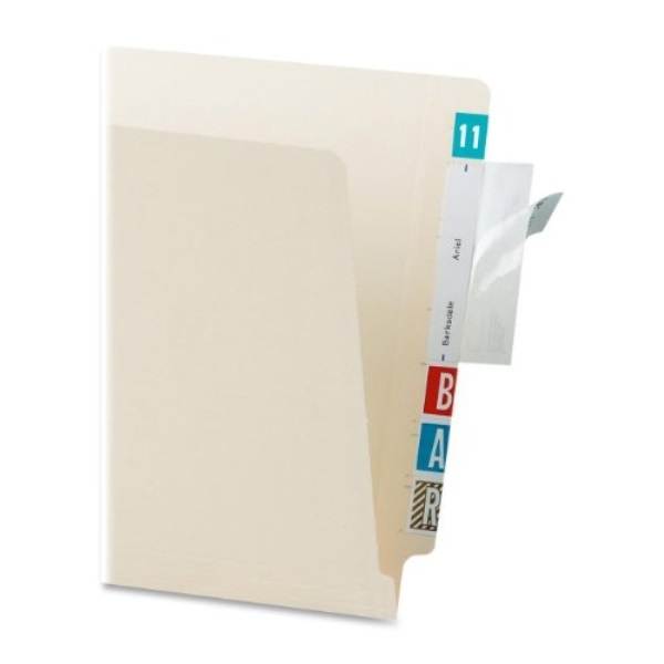 tabbies 58385  protector, top tab folder, 3 1/2 x 2, clear