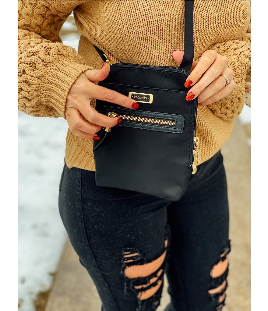 Baggallini City Lights Collection Brooke Crossbody Bag