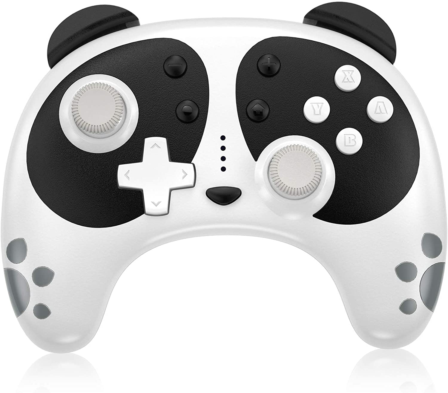 Wireless Controller for Nintendo Switch, STOGA Panda Cute Switch Pro Controller Compatible with Switch Lite/PC with NFC Wake-up Function, Support Motion Control Turbo Vibration