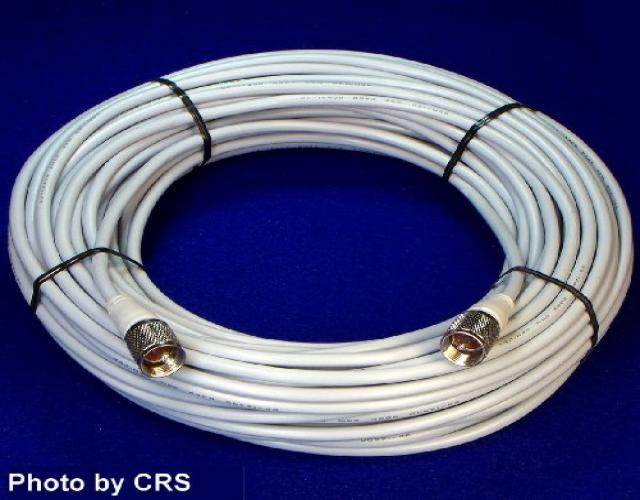 100 ft RG8X COAX CABLE for CB / Ham Radio w/ PL259 Connectors - Workman 8X-100-PL-PL