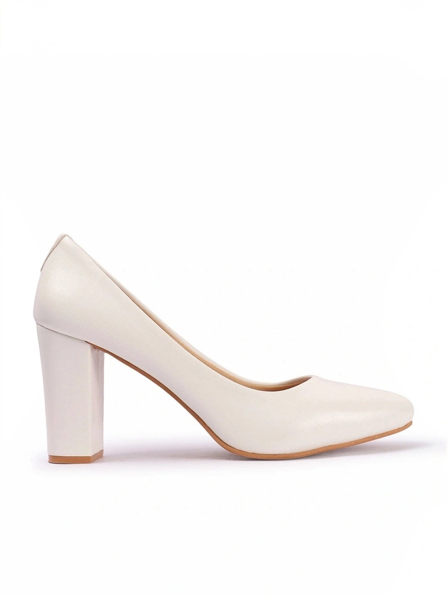 Carlton London Women's White Casual Pumps