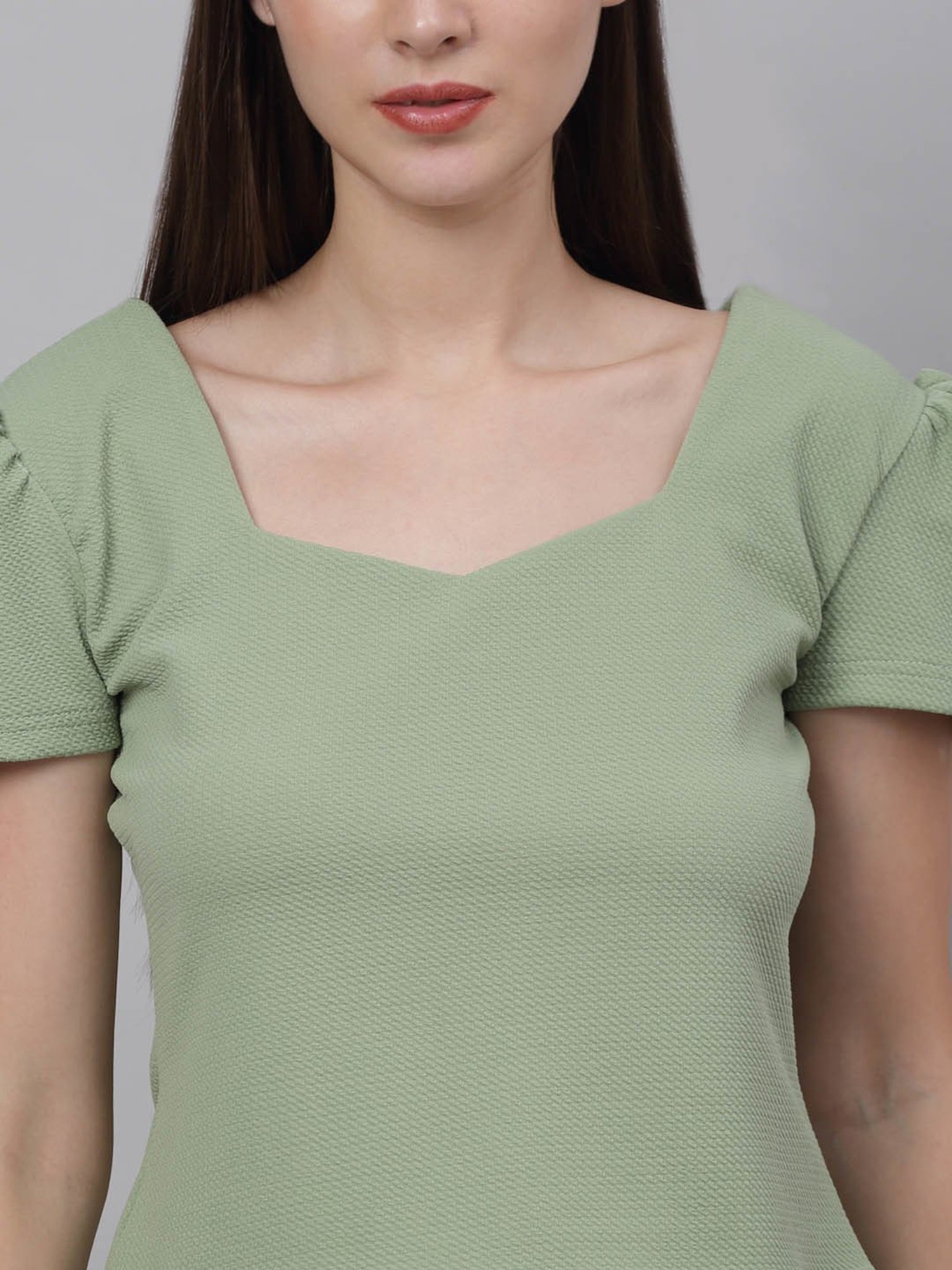 NEUDIS Mint Green Top