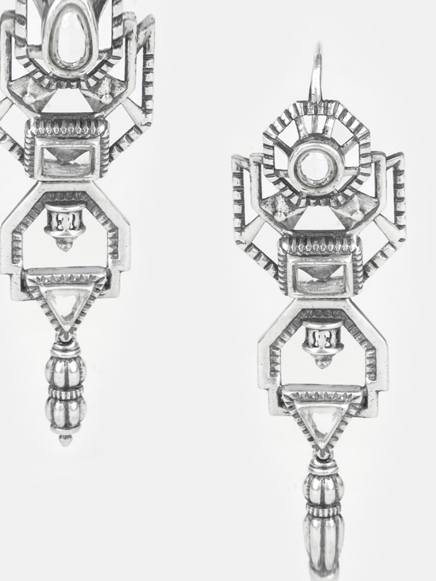 Shaya 92.5 Sterling Silver A Muse Called Jyoti Helen Graham Earrings in Oxidised 925 Silver