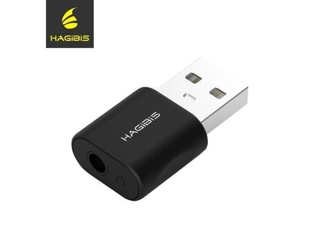 Black USB External Sound Card Converter USB to Jack 3.5mm Headphone Audio Adapter Mic Sound Card for PC Laptop Audio adapter