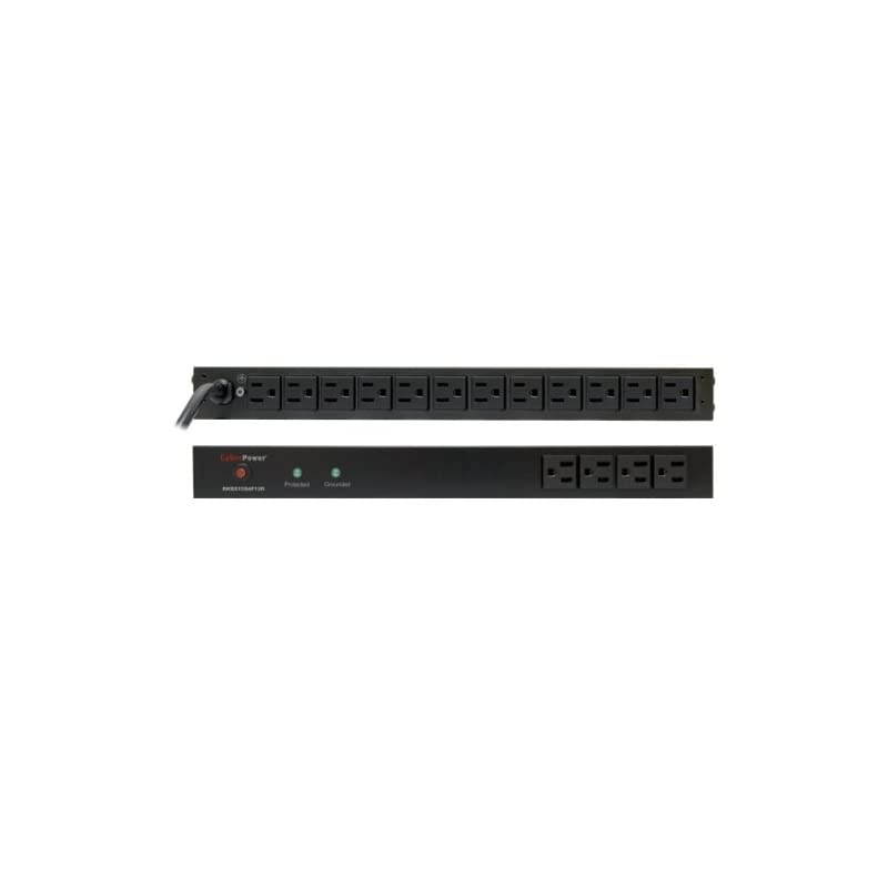 RKBS15S4F12R 15A 16Outlet 1U RM Rackbar Surge Suppressor