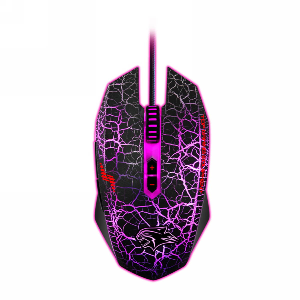 Merdia Dare-u 4000DPI USB Wired Gaming Mouse - 6 LED Color Free Ajust, 7 Programmable Button, Wrangler Upgrade