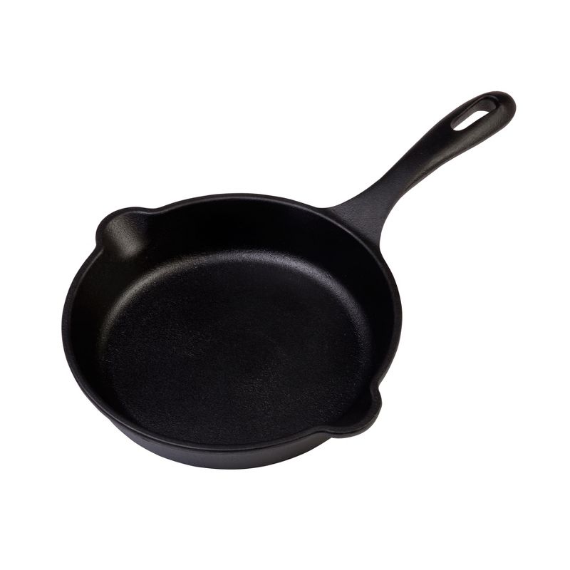 Victoria Small Preseasoned Cast Iron Egg Skillet and Tapas Pan - 6.5"