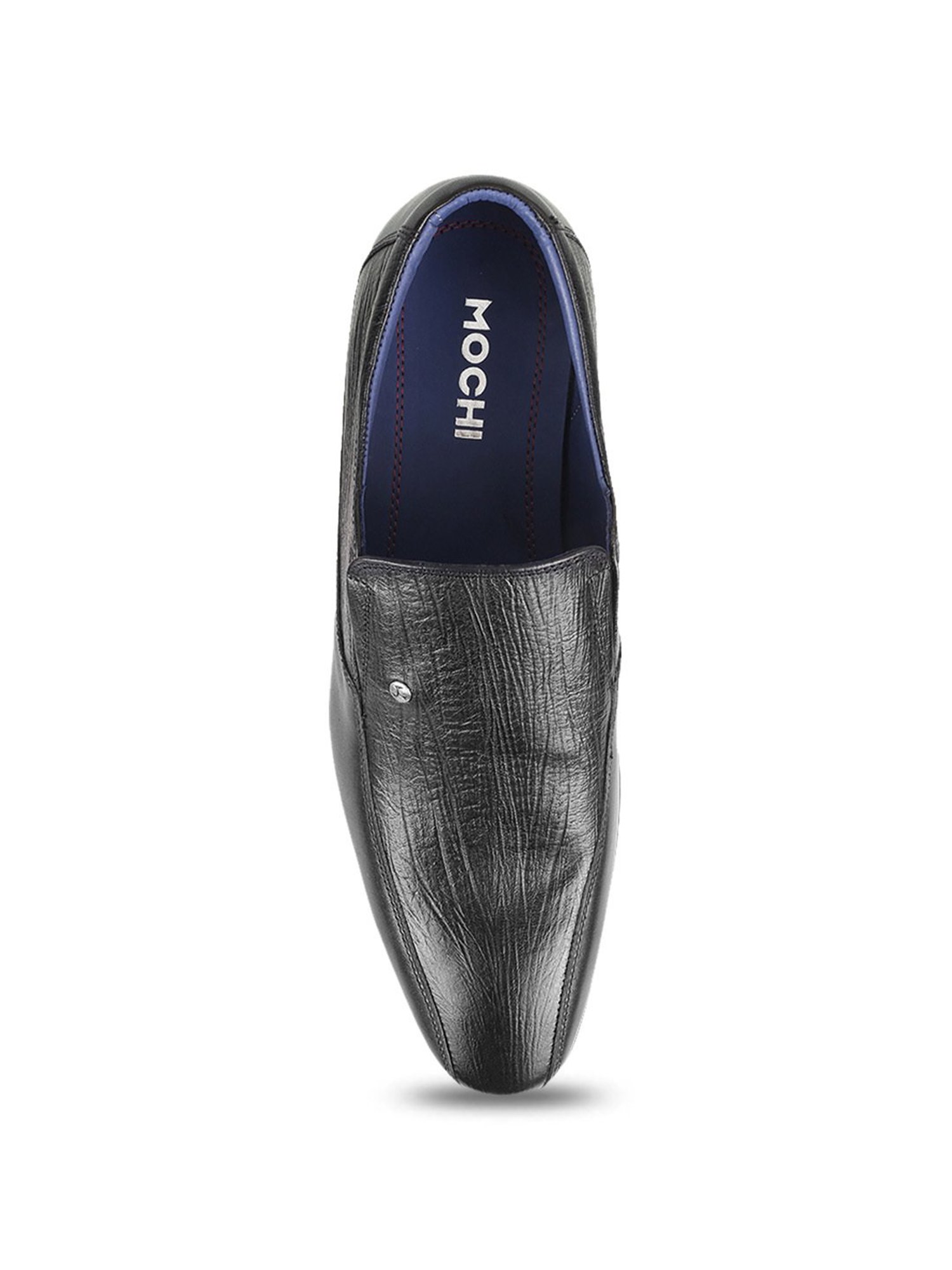 Mochi Men's Black Formal Loafers