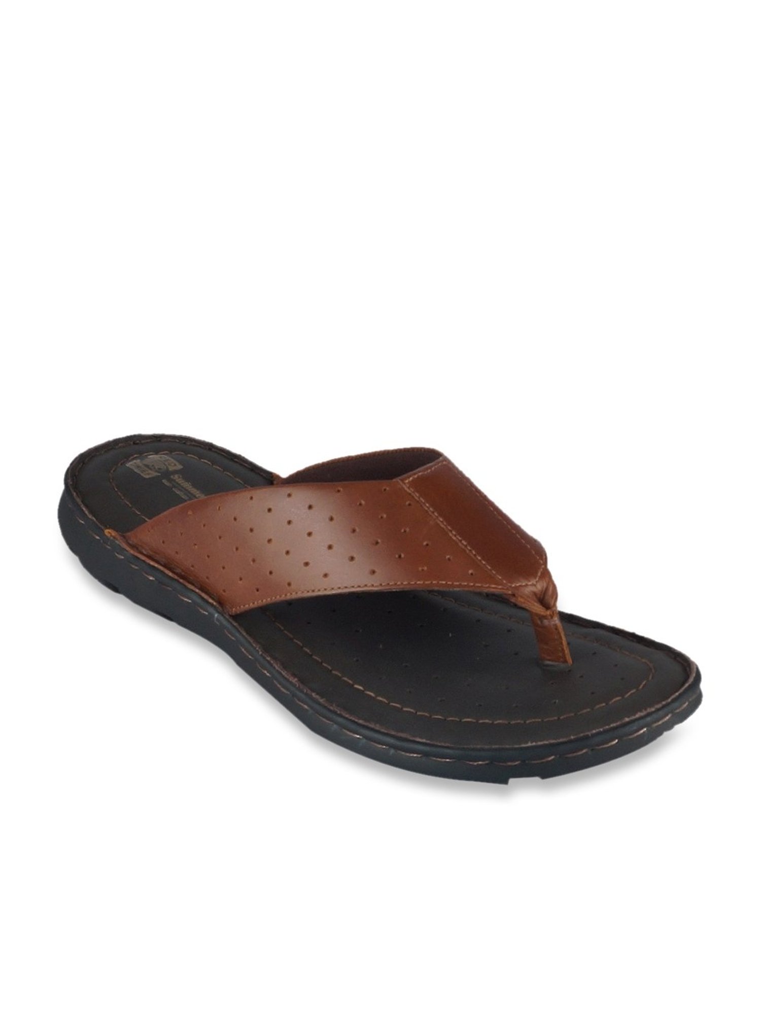 Red Chief Men's Brown Thong Sandals