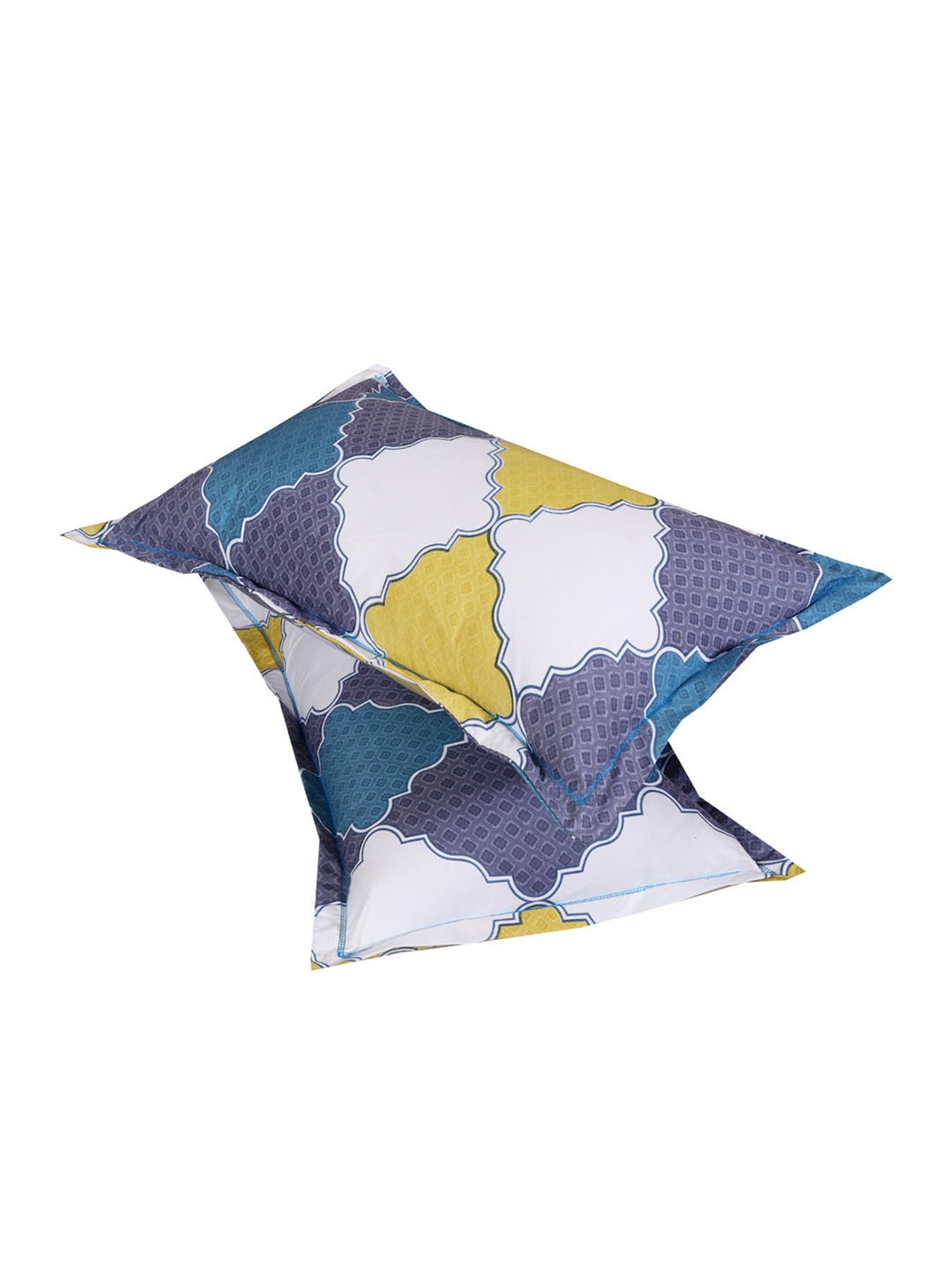 Romee Grey Microfibre Geometric Bed Sheets