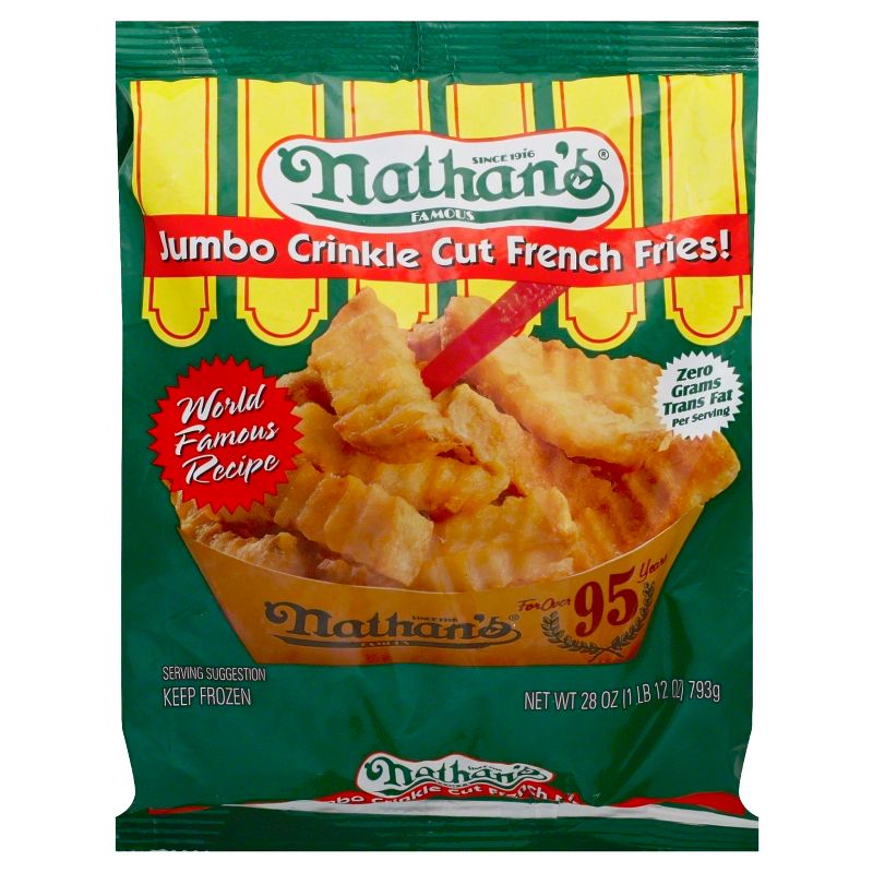 Nathan's Frozen Crinkle Fries - 28oz